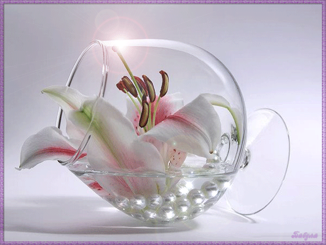 анимашки Цветы